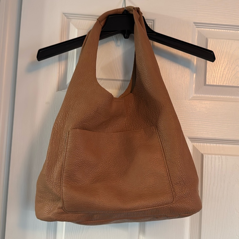 Super soft boho hand bag with inner removable bag